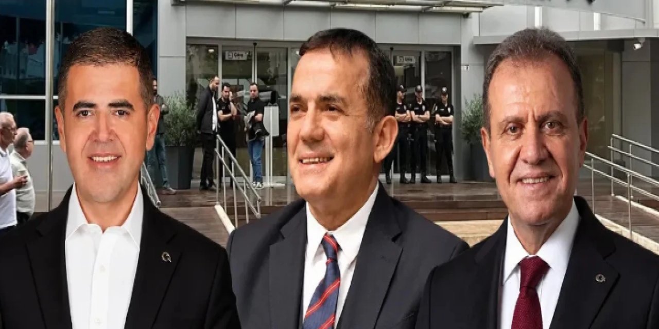 Mersin'de Vahap Seçer dahil 3 belediye başkanı tutuklandı