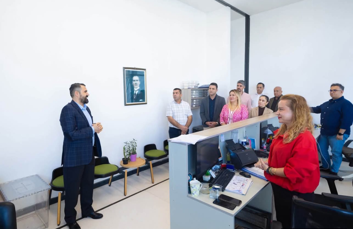 Mezitli Belediye Başkan Vekili Selağzı’ndan personel ziyareti