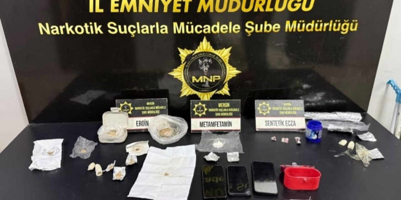 Mersin'de uyuşturucudan 5 kişi tutuklandı