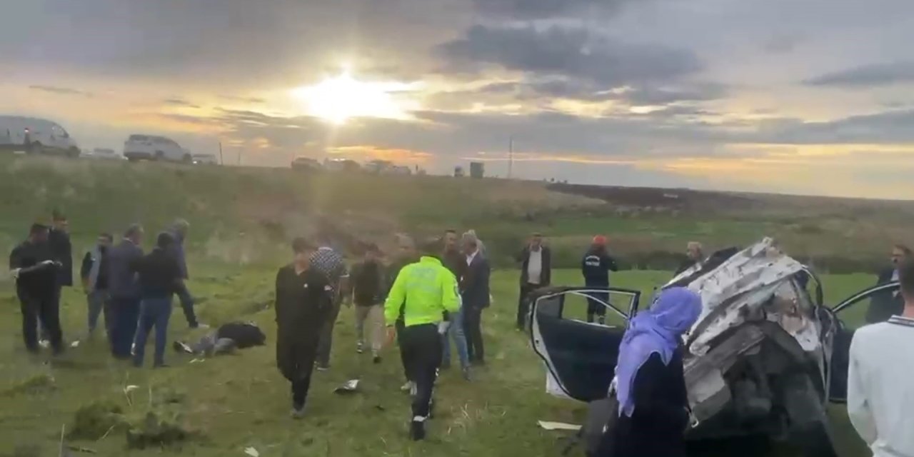 Siverek’te otomobil şarampole uçtu: 1 ölü, 2 yaralı