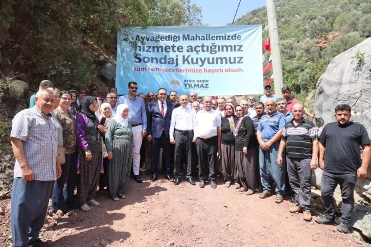 Mersin Toroslar'da açılan sondaj kuyusu üreticileri sevindirdi