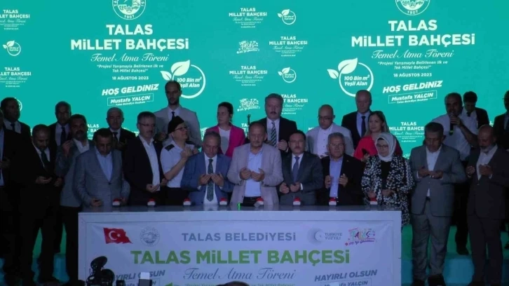 Kayseride boşalan askeri alana Millet Bahçesi yapılıyor