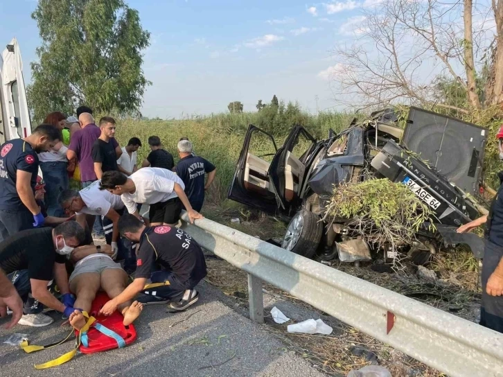 Aydın Söke’de trafik kazası; 1’i ağır 6 yaralı