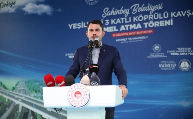 Şahinbey'de 3 Katlı Köprülü Kavşak projesinin temeli atıldı