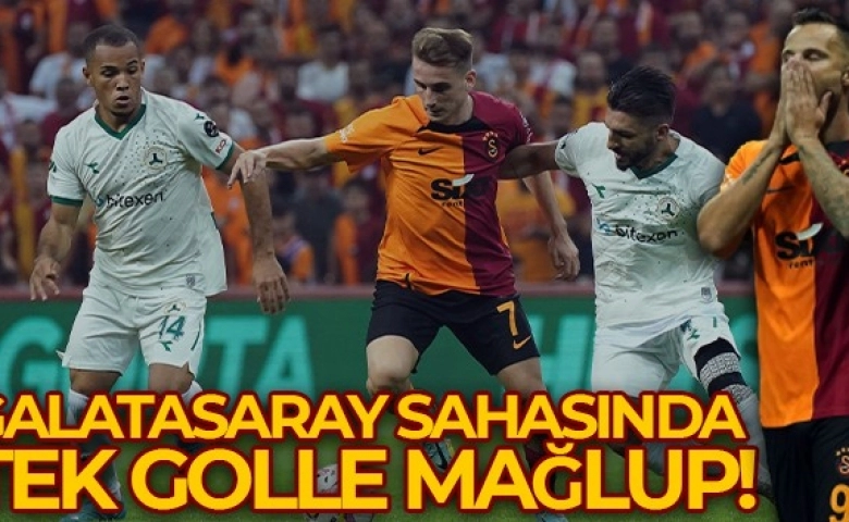 İstanbul’da Galatasaray sahasında tek golle mağlup!