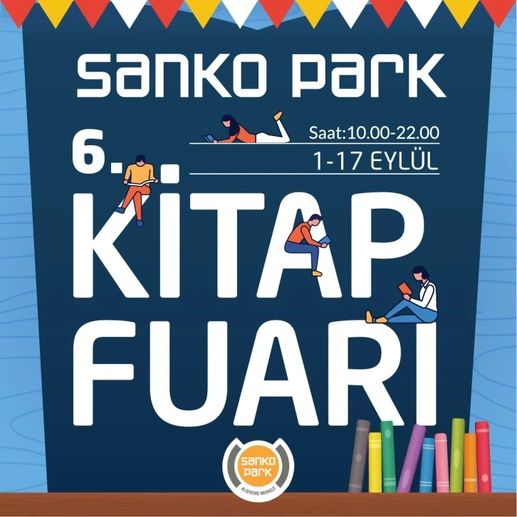 Sanko Park'ta kitap fuarı açıldı