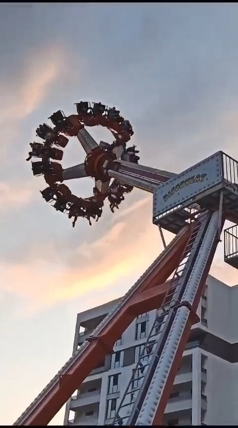 Bursa da lunapark’ta korkutan an