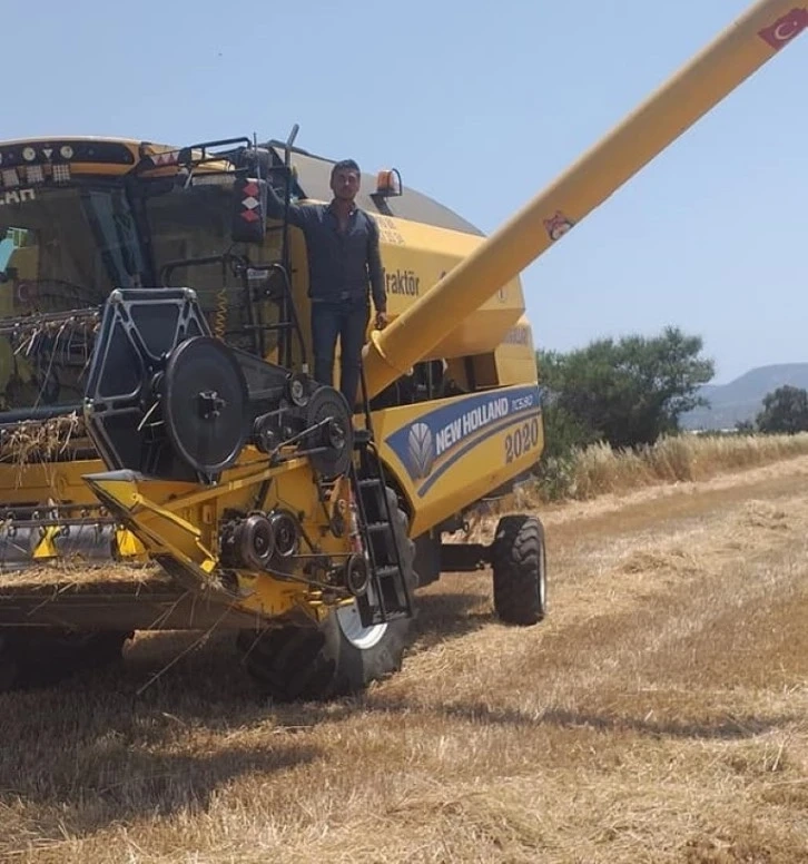 Denizli'de iki ayağını biçerdövere kaptıran operatör hayatını kaybetti