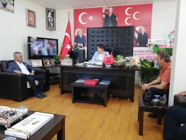 Silifke TSO’dan MHP ilçe yönetimine ziyaret