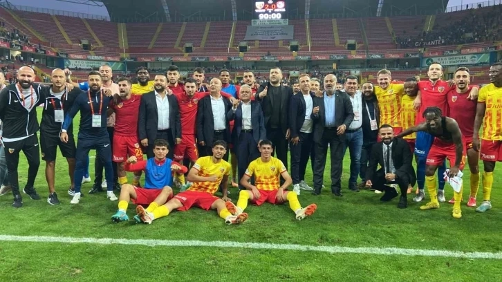 Kayserispor, süper ligde ikinci kez kazandı