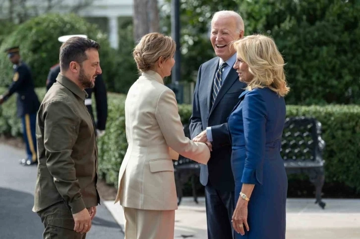 ABD Başkanı Biden, Ukrayna Devlet Başkanı Zelenski’yi Beyaz Saray’da ağırladı