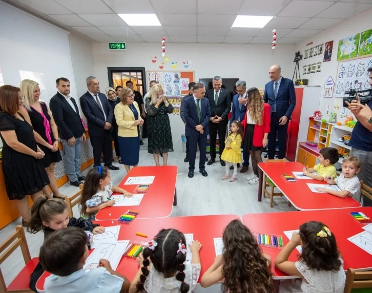 Gaziantep’te Anaokulum Bahçemde Projesinin 7. Okulu törenle açıldı