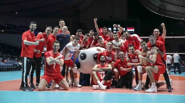 A Milli Erkek Voleybol Takımı Mısır’ı mağlup etti