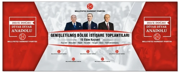 MHP liler Kayseride toplanıyor