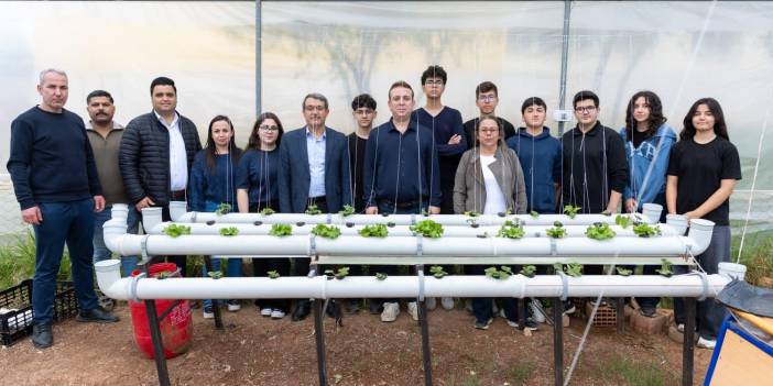 Yenişehir’de geleceğin tarımı okul bahçesinde!