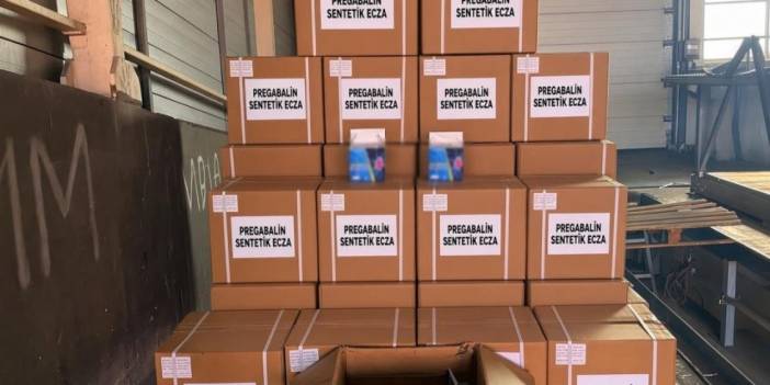 Mersin’de dev operasyon: 1 ton 716 kilogram Pregabalin ele geçirildi
