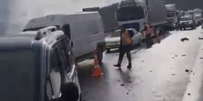 Nurdağı’nda zincirleme kaza çok sayıda yaralı var